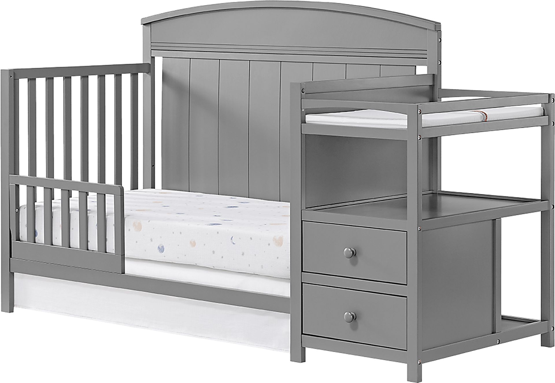 Shanton Gray Convertible Crib Rooms to Go