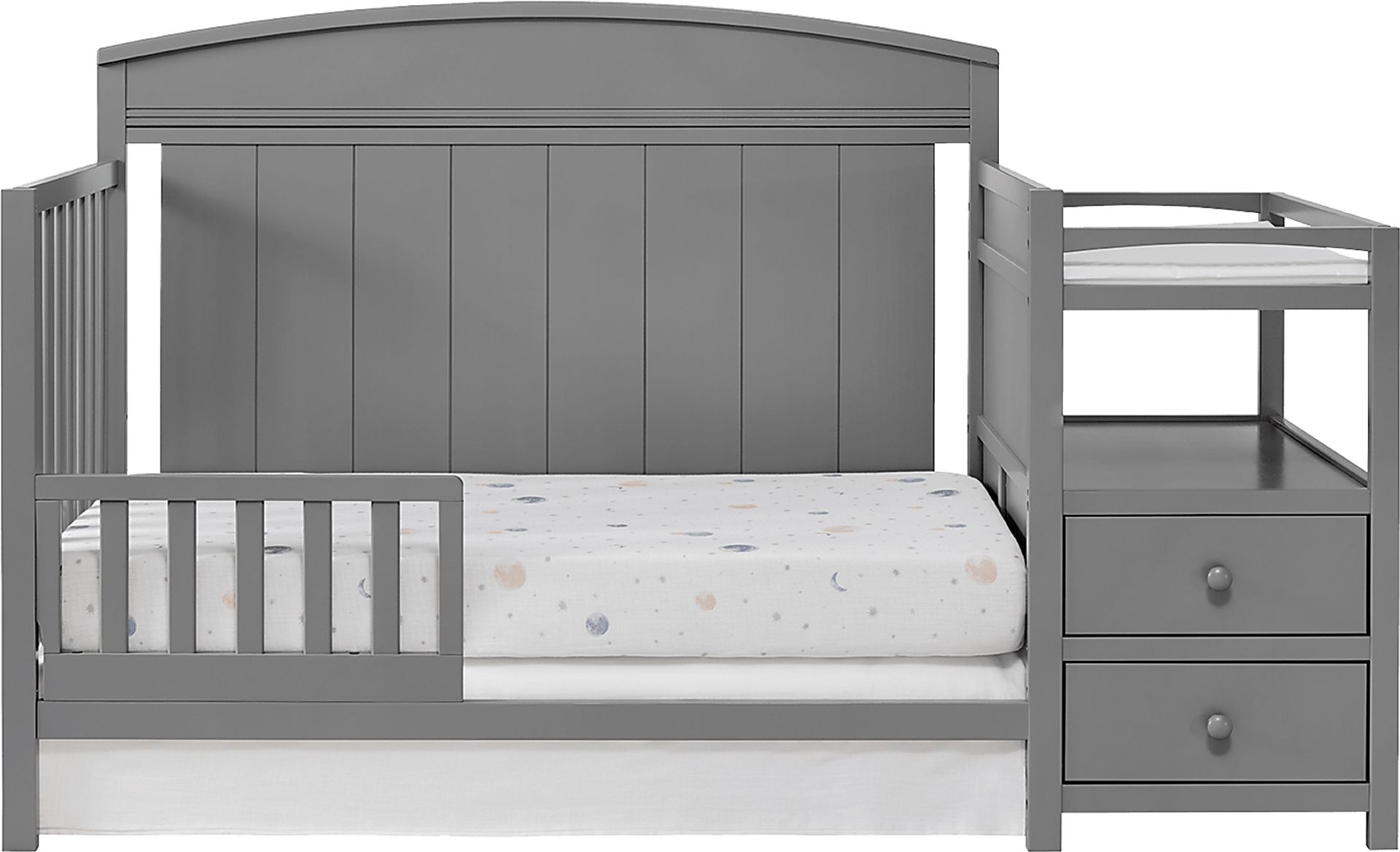 Shanton Gray Convertible Crib & Changing Table - Image 10