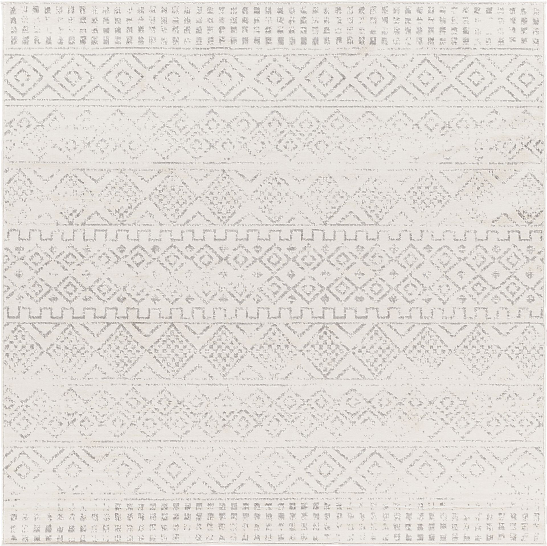 Sharease I Gray 7'10 Square Rug - Image 1