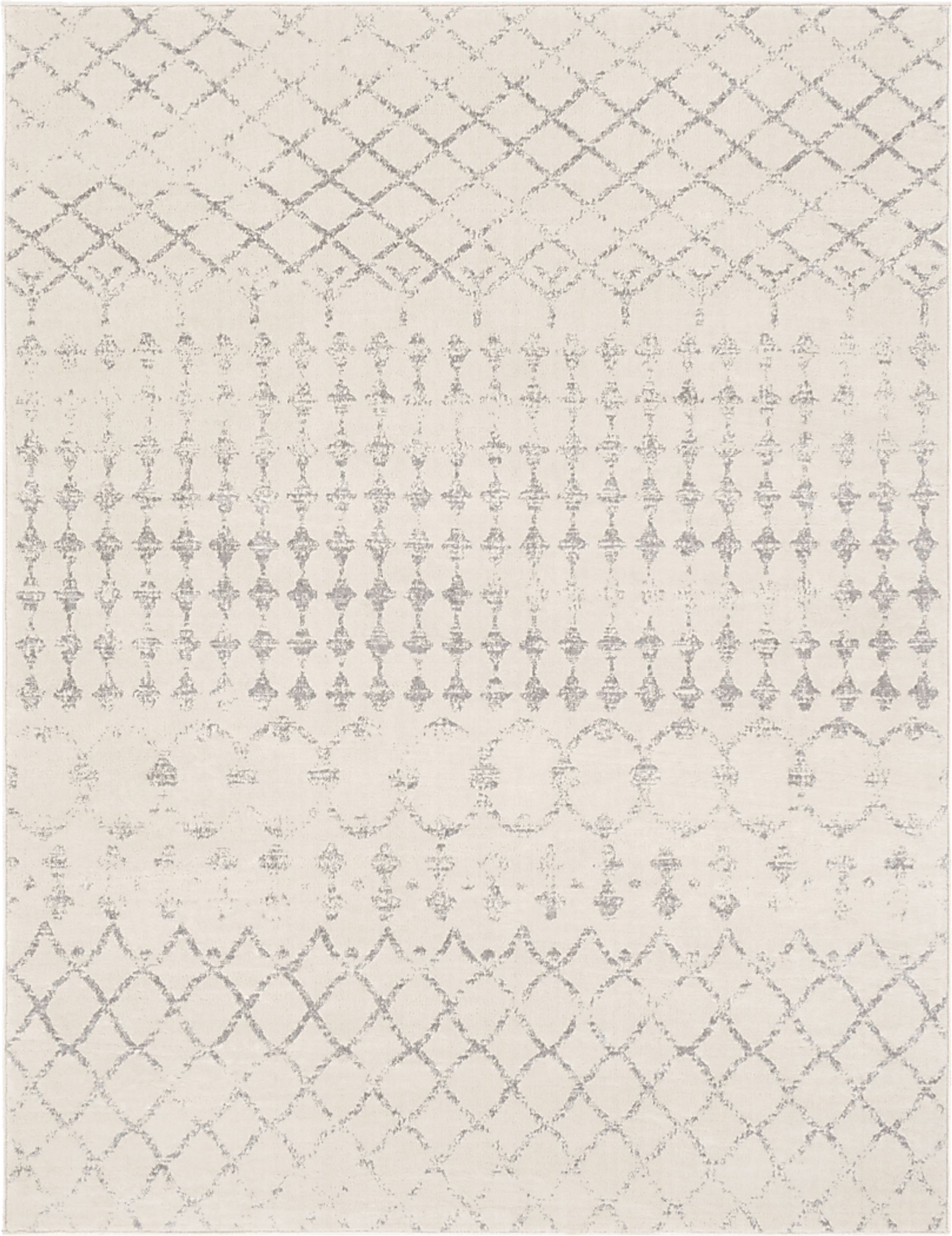 Sharease II Off-White 5'3 x 7'1 Rug - Image 1