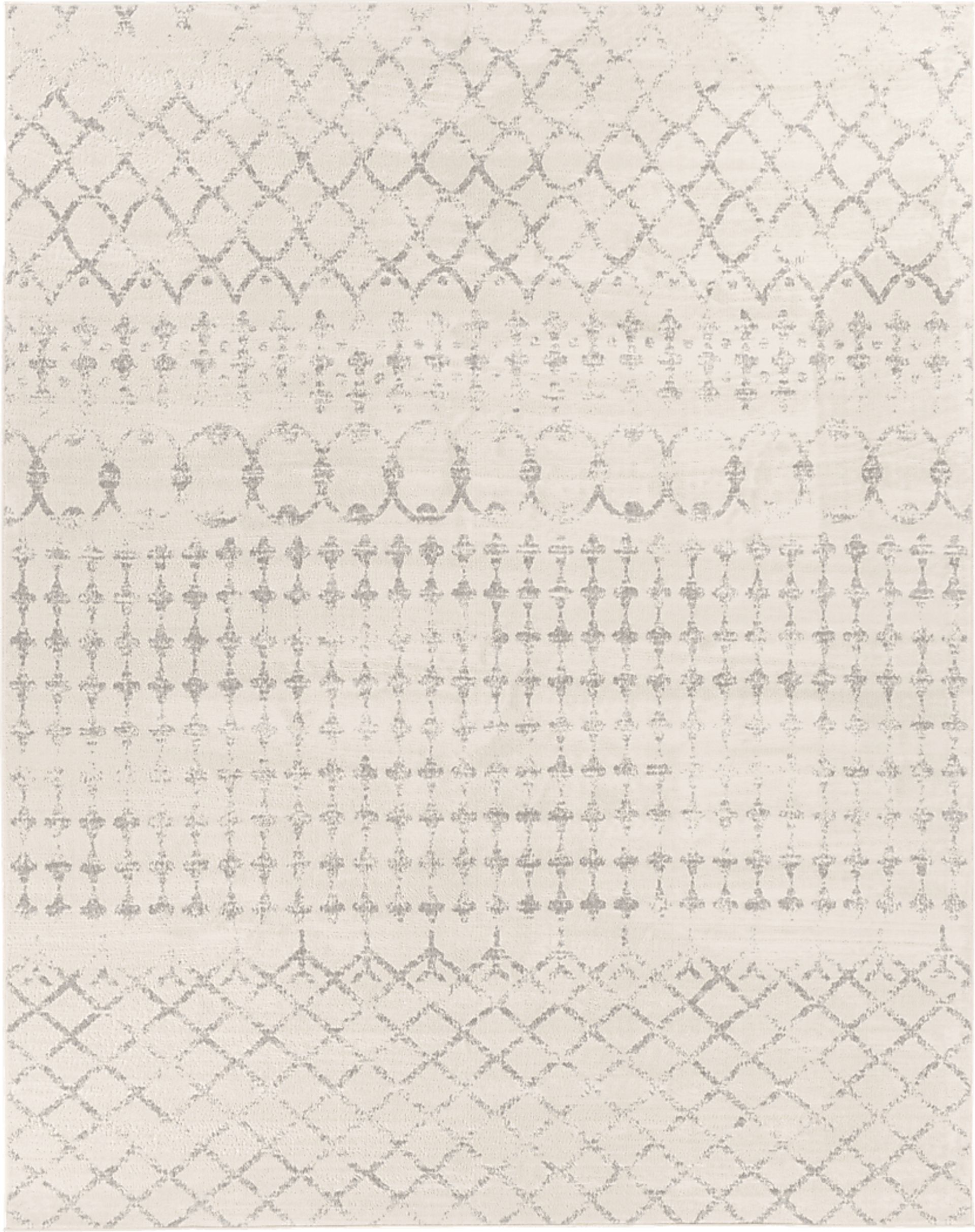 Sharease II Off-White 7'10 x 10' Rug - Image 1