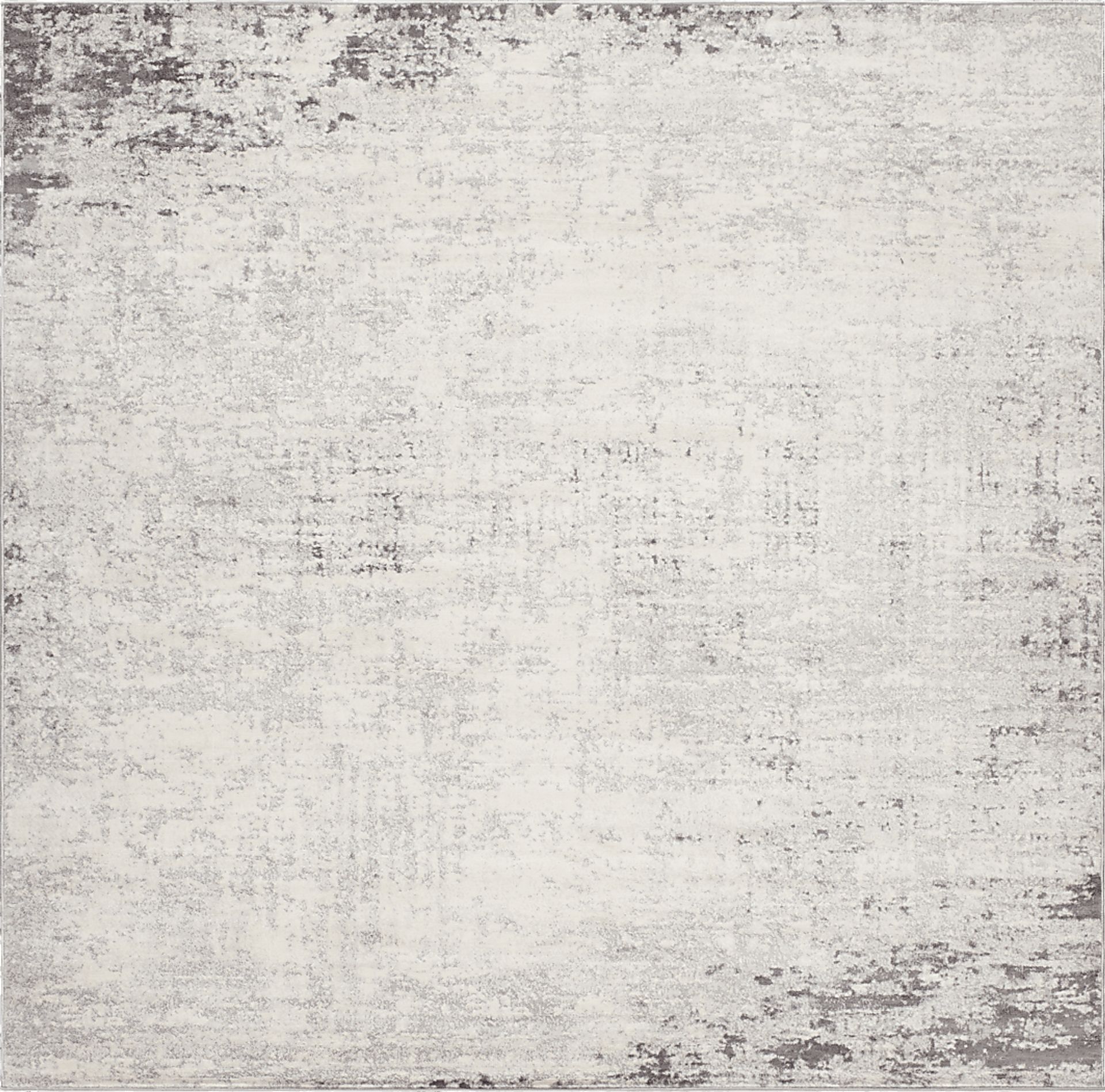 Sharease V Gray 7'10 Square Rug - Image 1