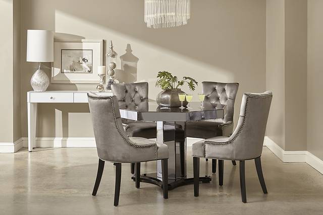 Shari Chrome Dining Chair - Thumbnail - Image 4