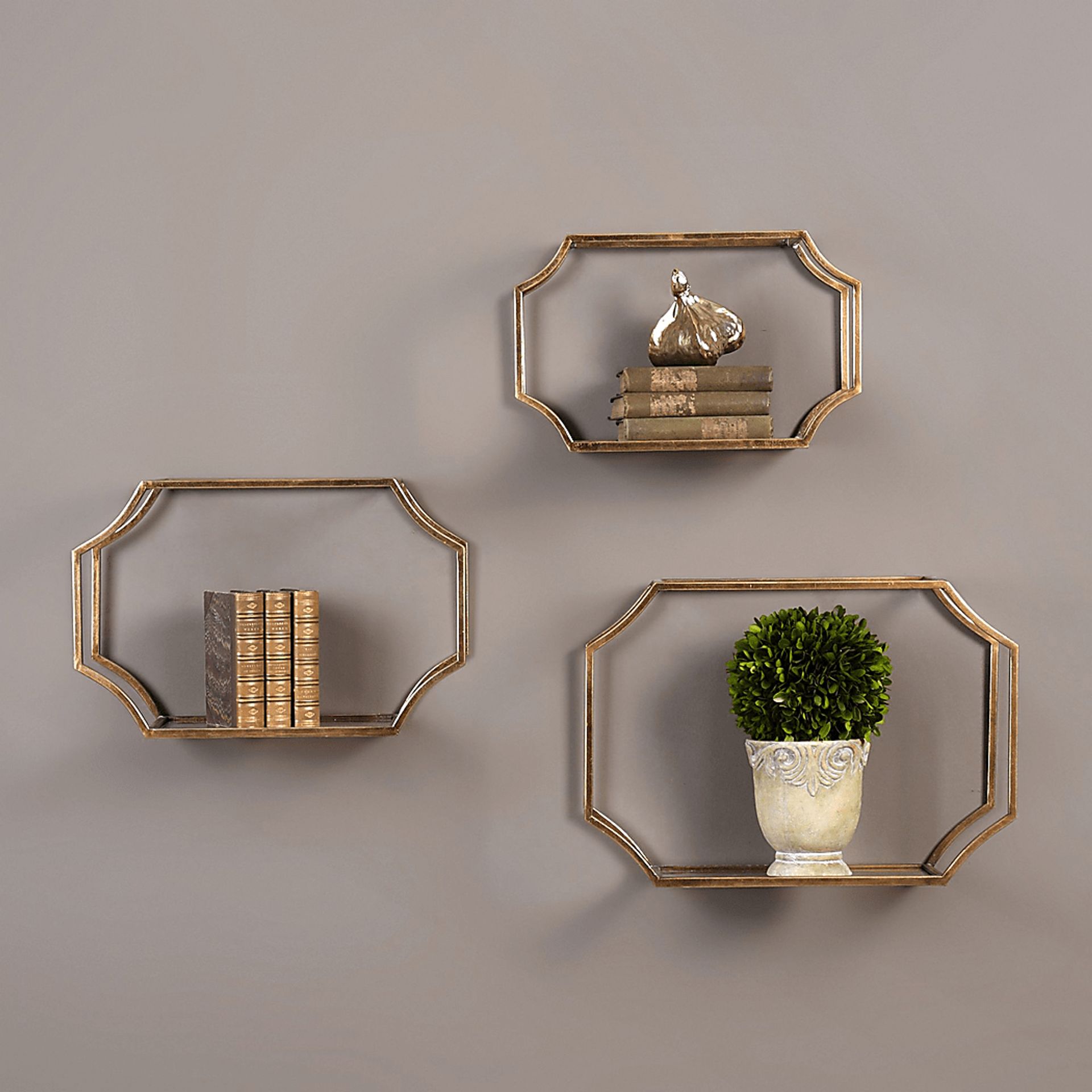 Sharol Gold Wall Decor, Set of 3 - Image 3