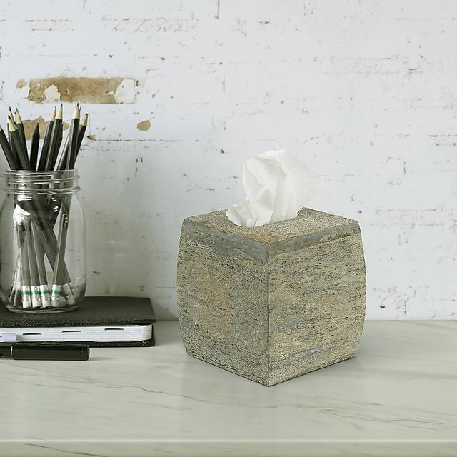 Sharondale Gray Tissue Box - Thumbnail - Image 2