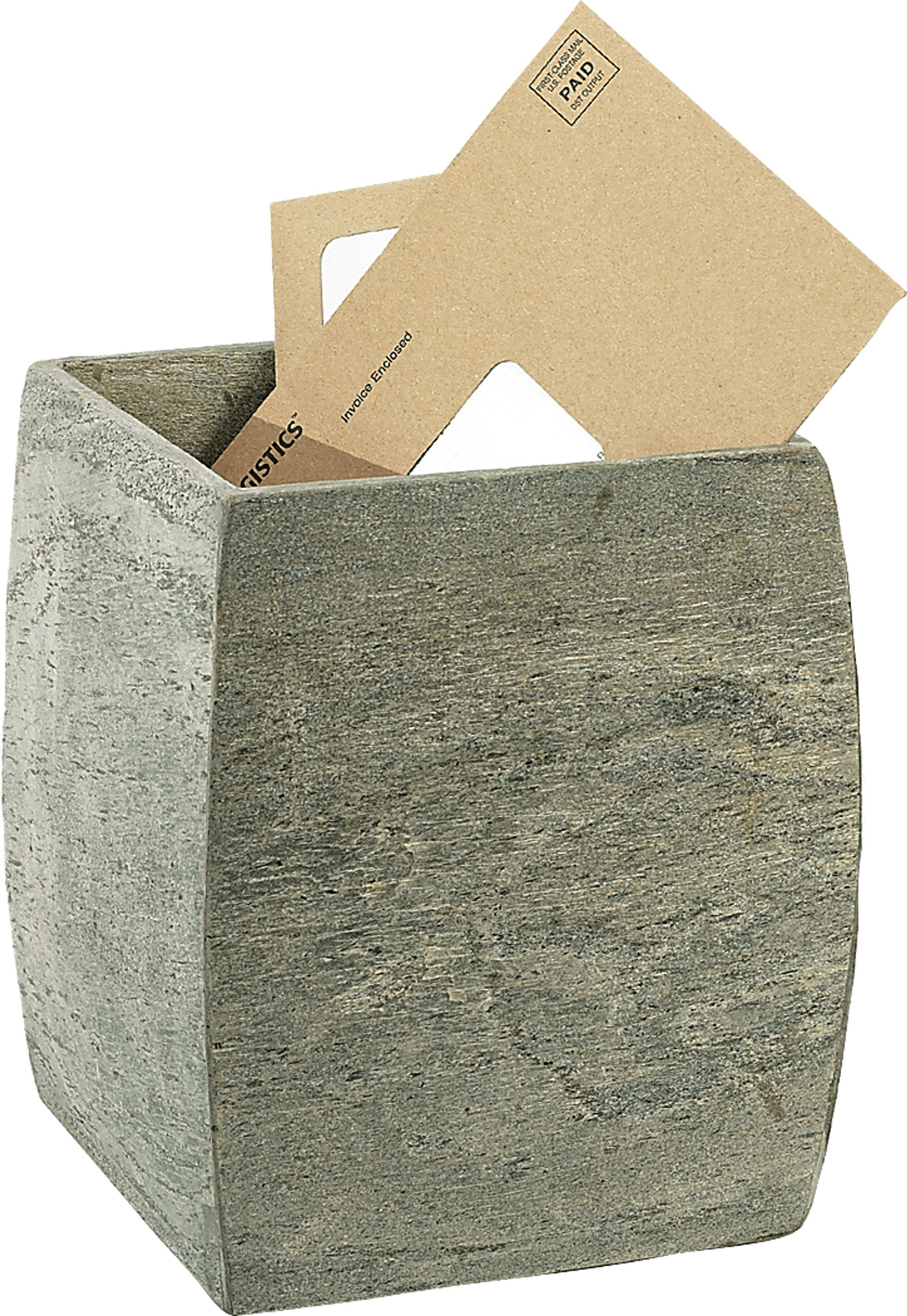 Sharondale Gray Waste Basket - Image 1