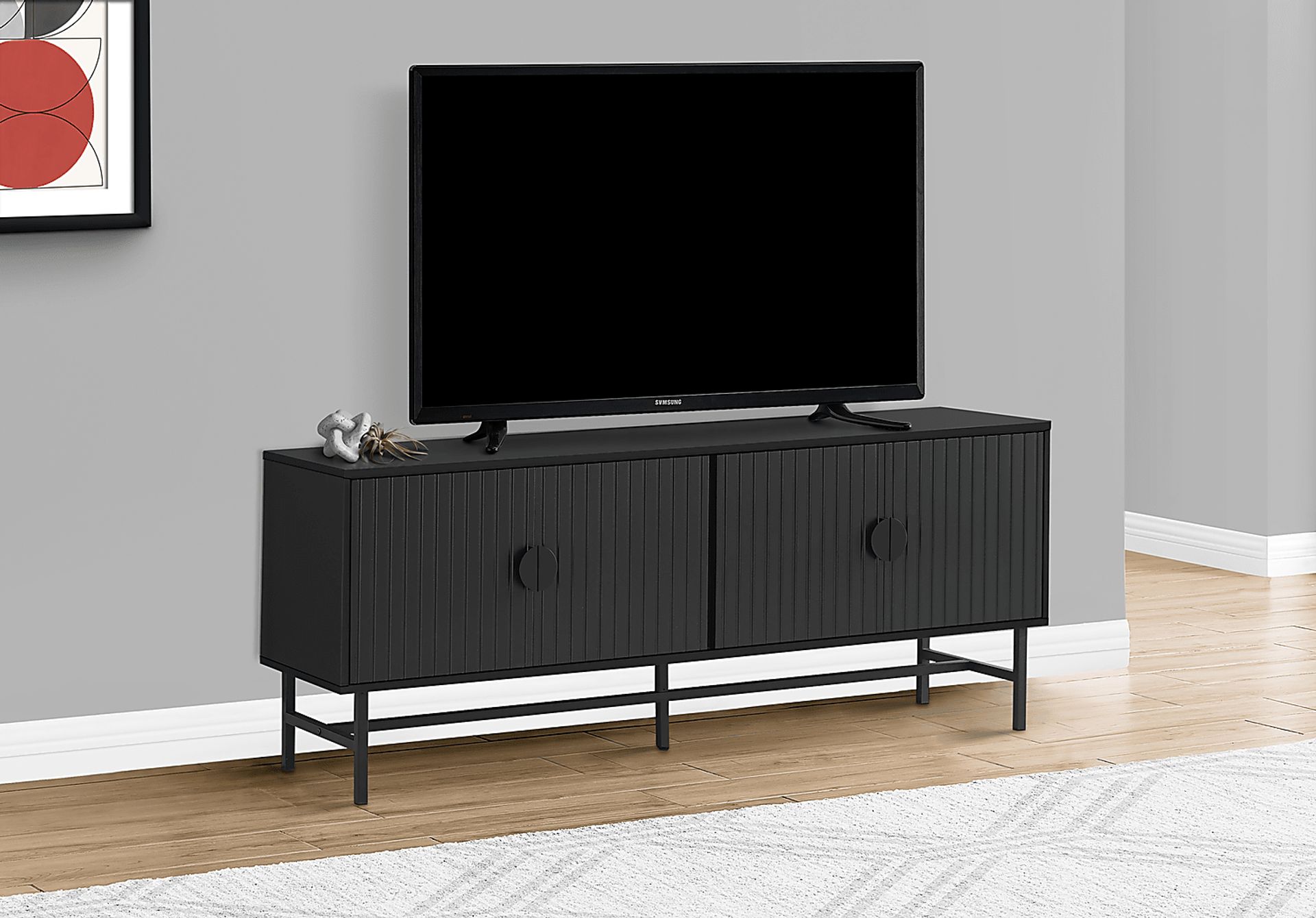 Sharonwood Black 60 in. Console - Image 2
