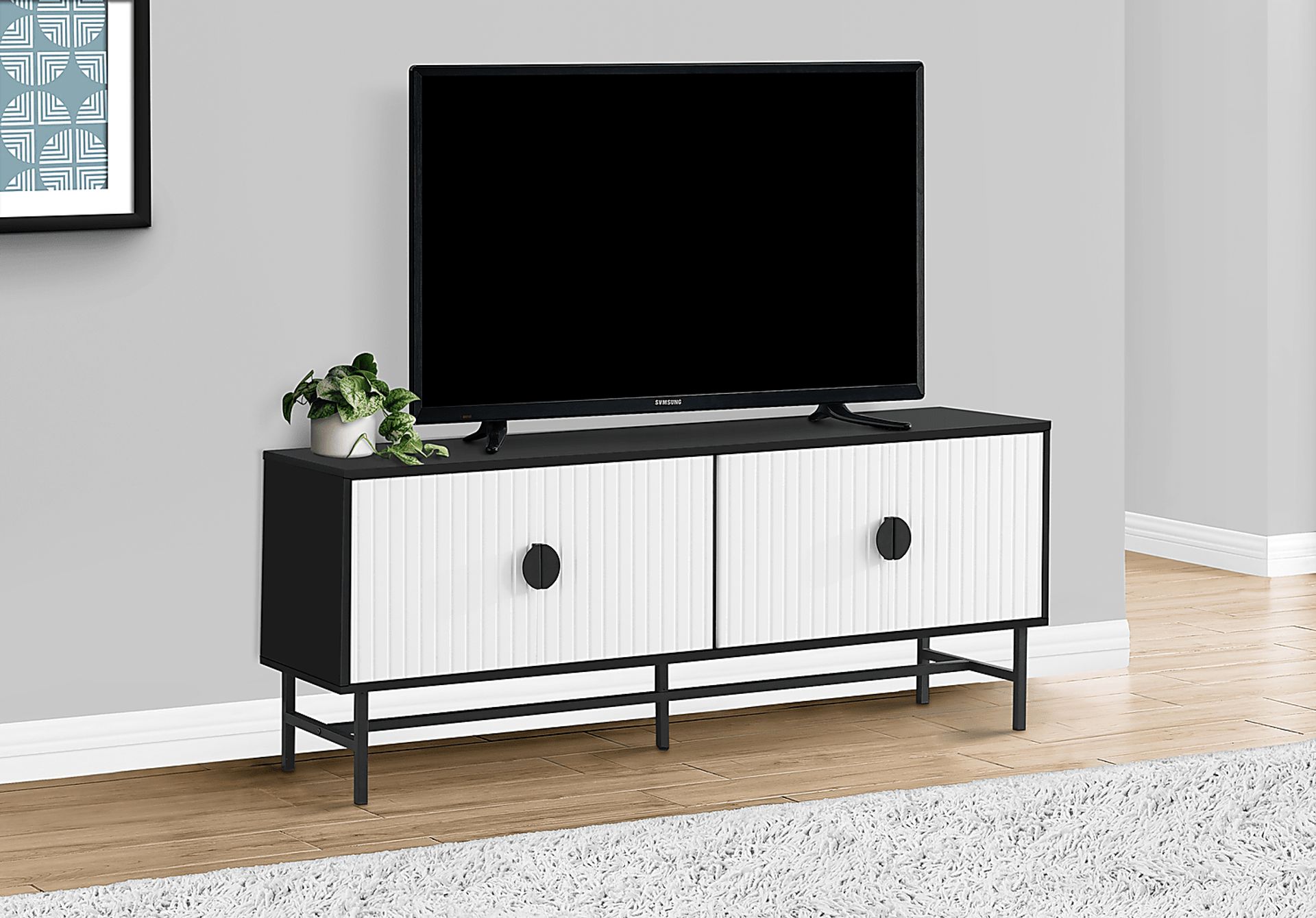 Sharonwood White 60 in. Console - Image 2