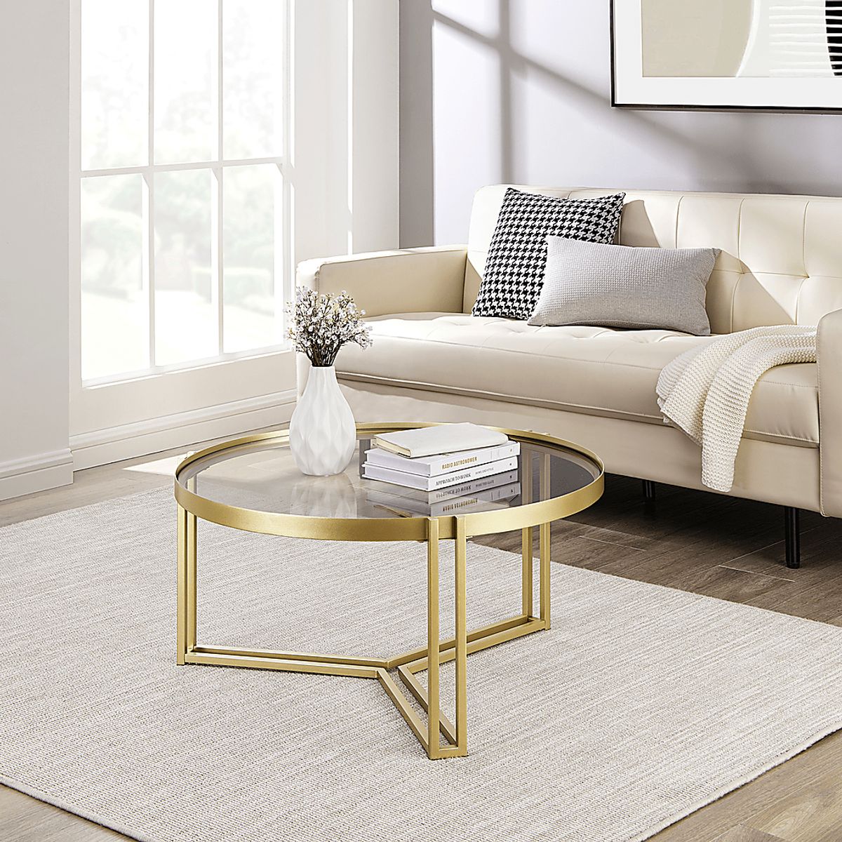 Shartle Gold Colors,Metal Cocktail Table | Rooms to Go