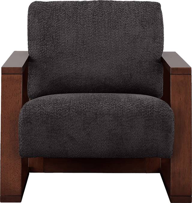 Shartom Gray Accent Chair - Thumbnail - Image 3