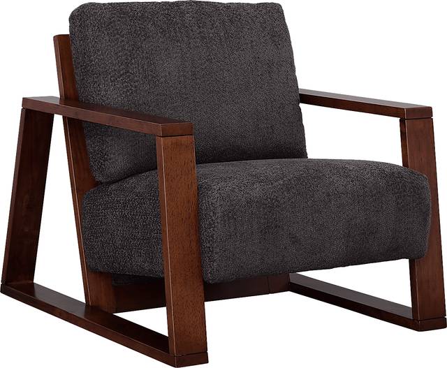 Shartom Gray Accent Chair - Thumbnail - Image 1