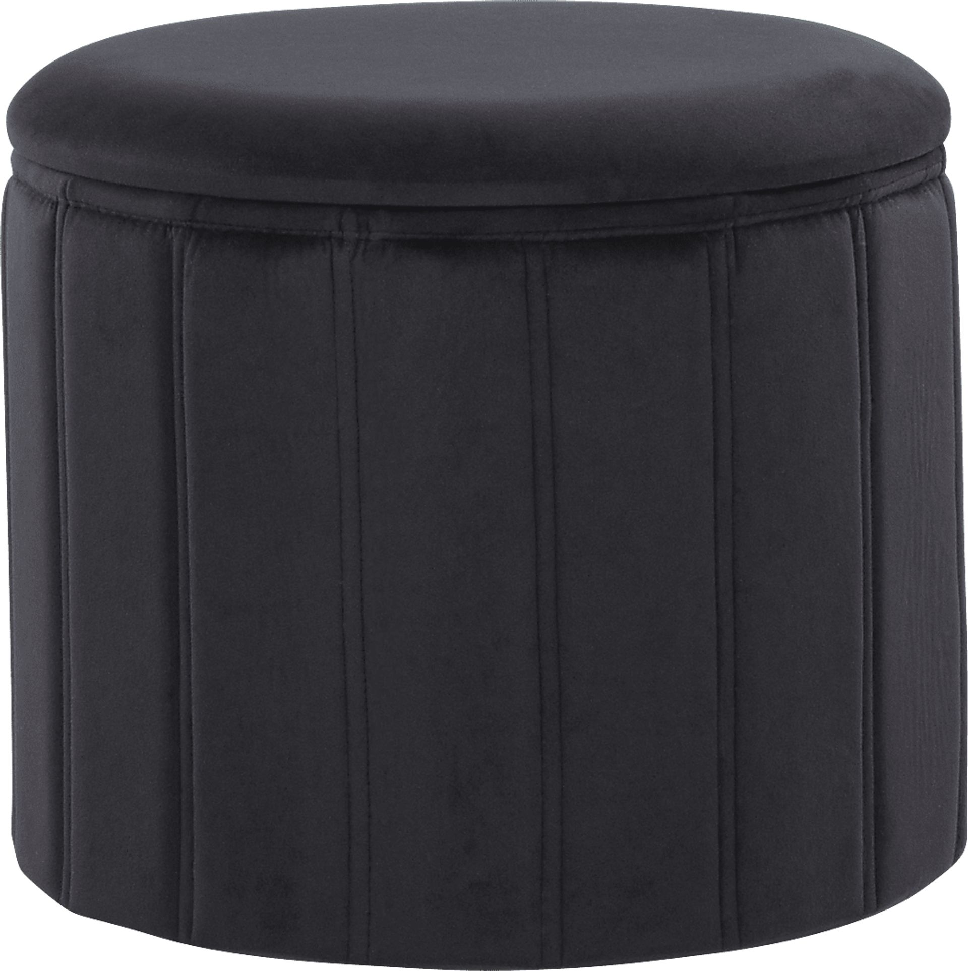Sharynwood Black Storage Ottoman - Image 1