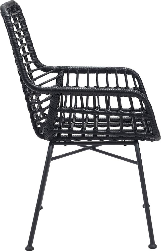 Shatner Black Side Chair, Set of 2 - Thumbnail - Image 3