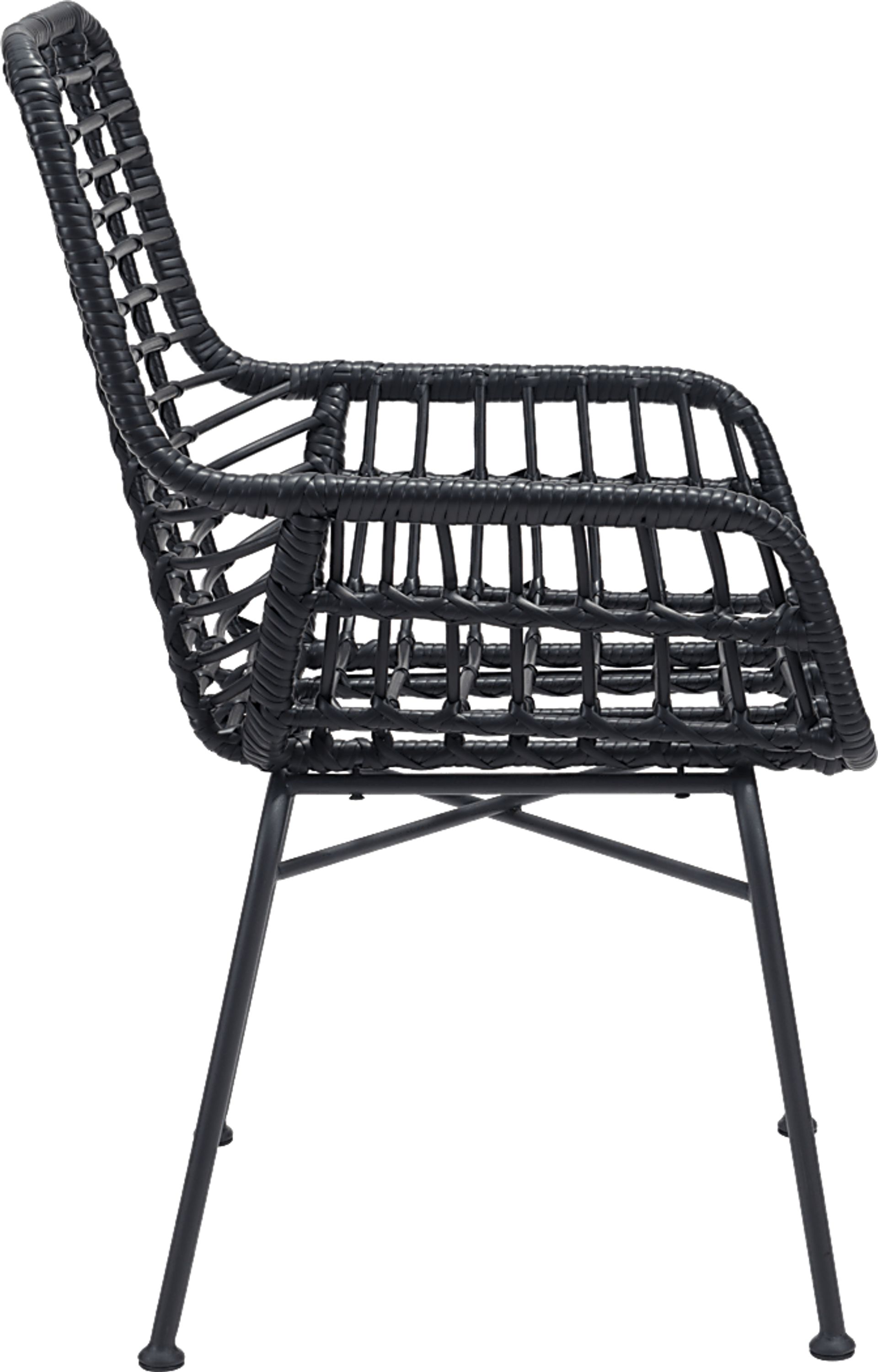 Shatner Black Side Chair, Set of 2 - Image 3