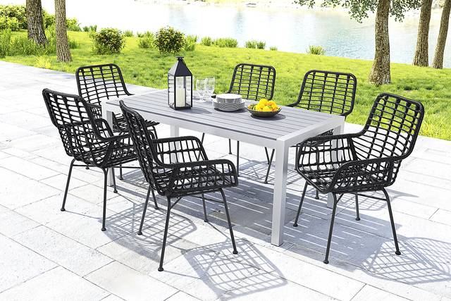Shatner Black Side Chair, Set of 2 - Thumbnail - Image 5