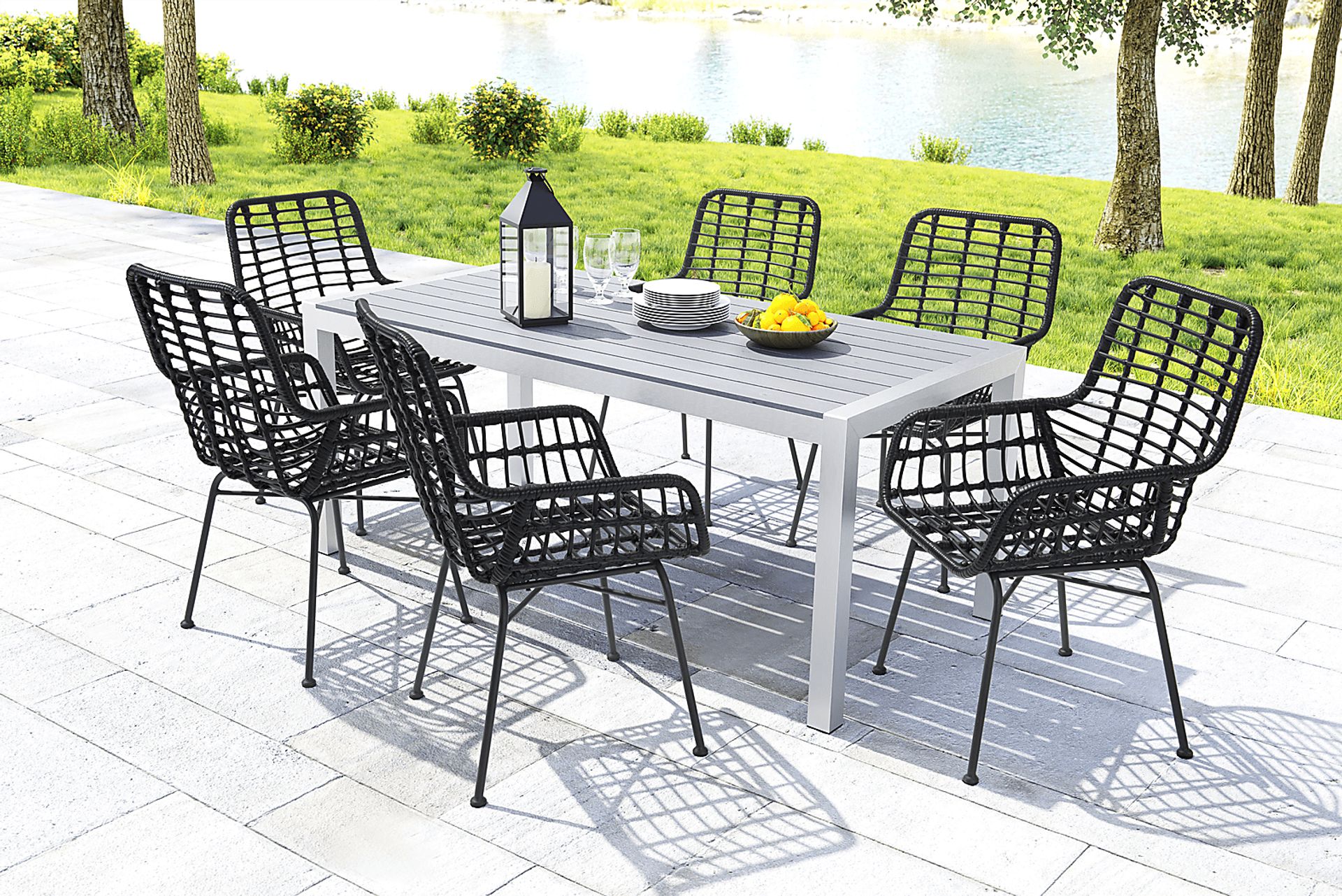 Shatner Black Side Chair, Set of 2 - Image 5