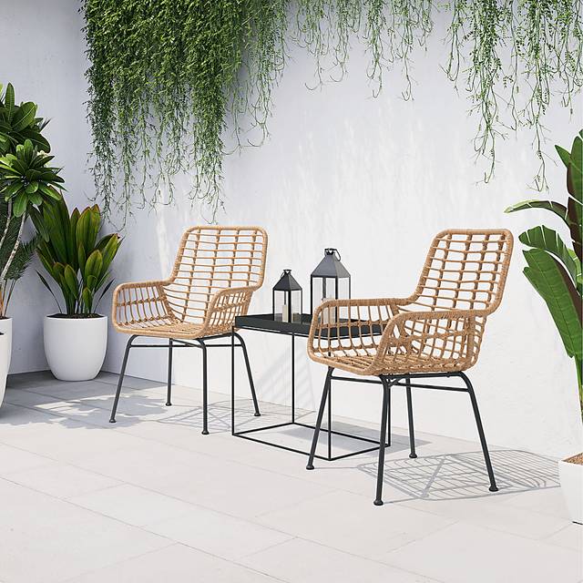 Shatner Brown Side Chair, Set of 2 - Thumbnail - Image 2