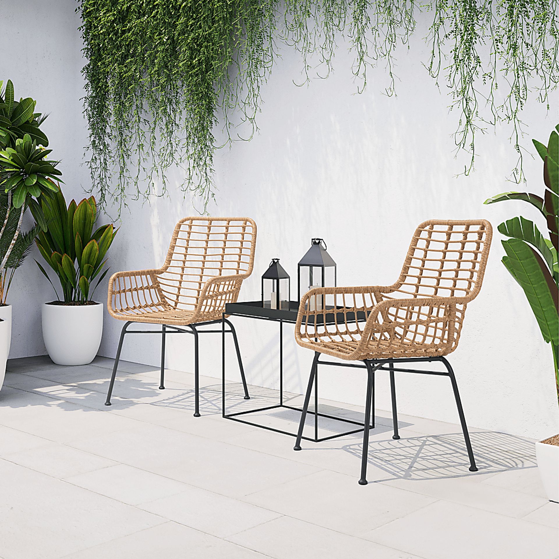 Shatner Brown Side Chair, Set of 2 - Image 2