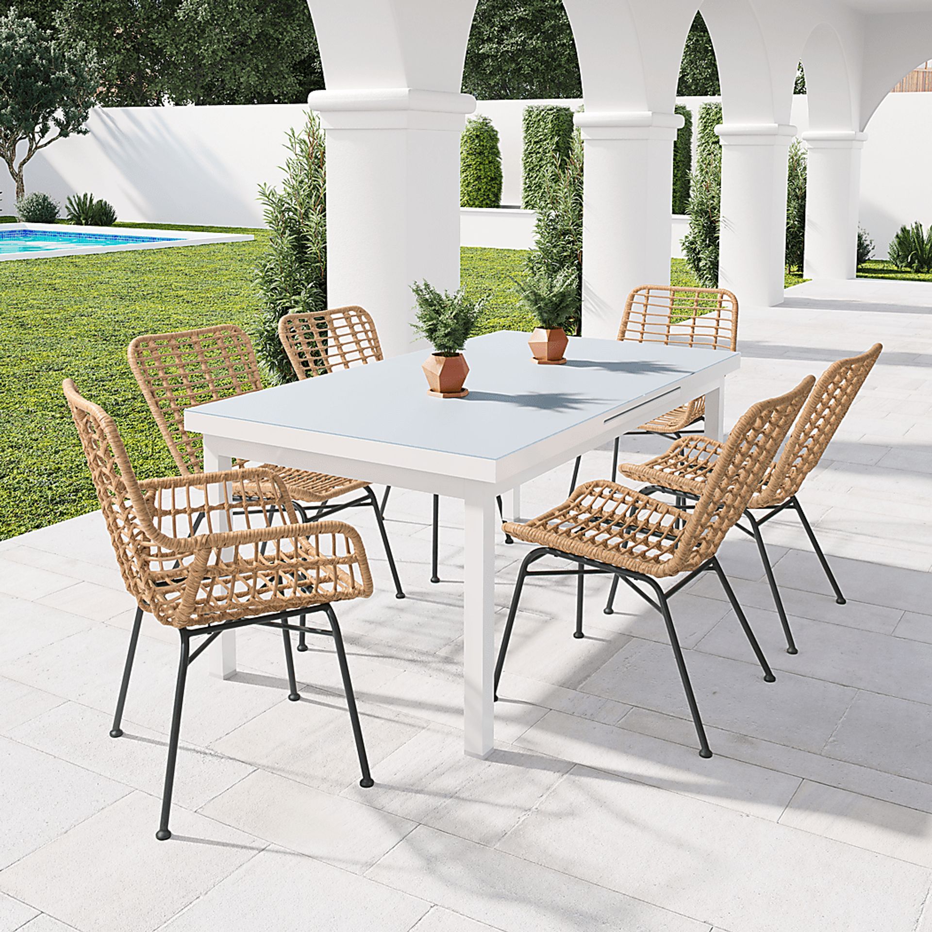 Shatner Brown Side Chair, Set of 2 - Image 5