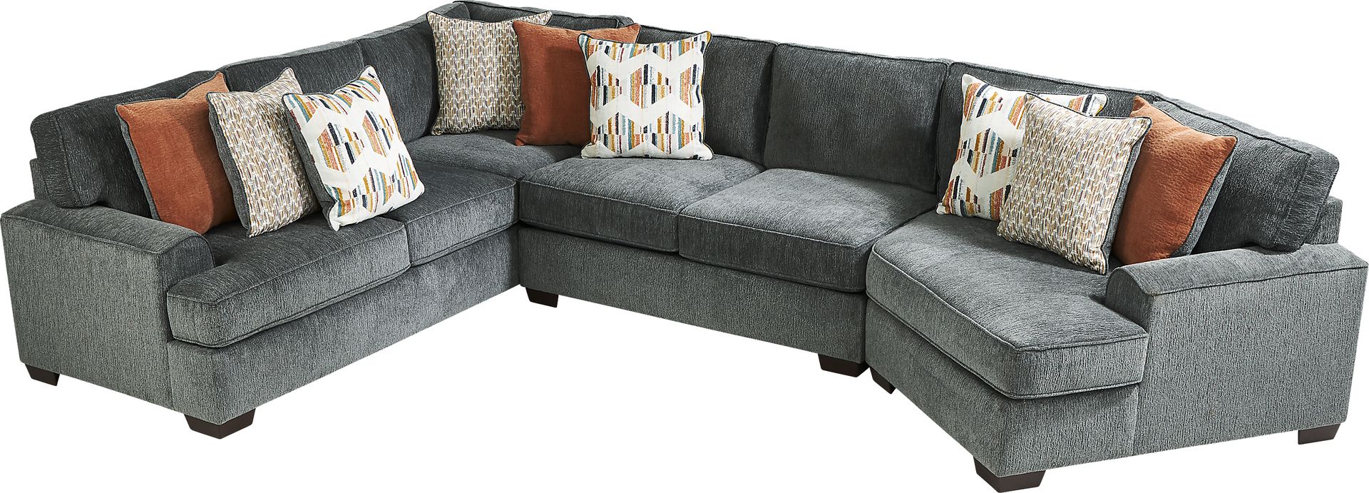 Shaunan Slate 3 Pc Sectional - Image 3