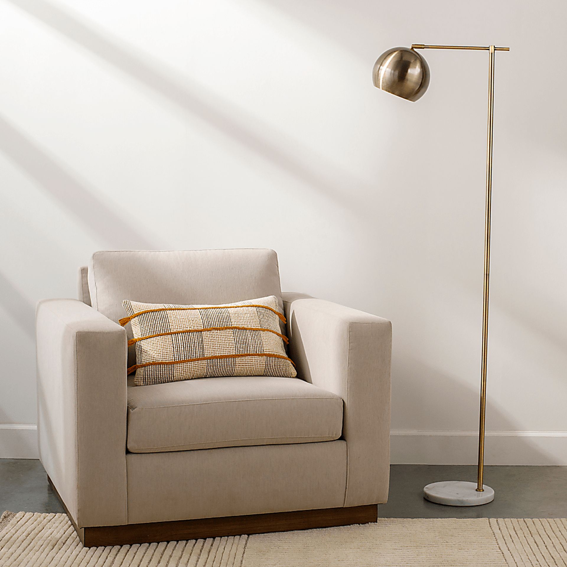 Shaw Alley Gold Floor Lamp - Image 2