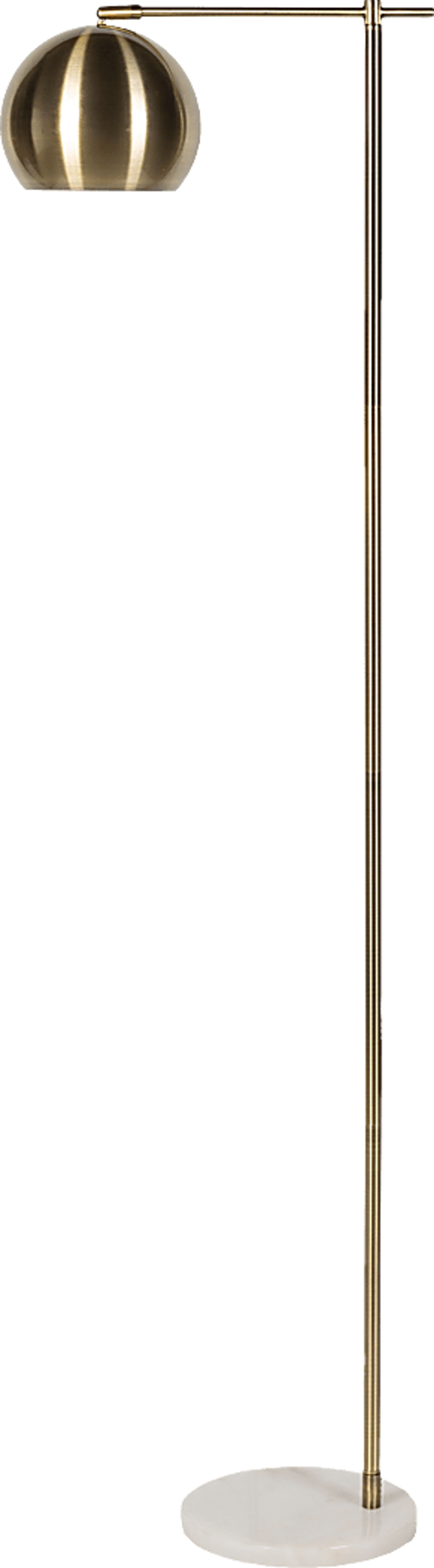 Shaw Alley Gold Floor Lamp - Image 1