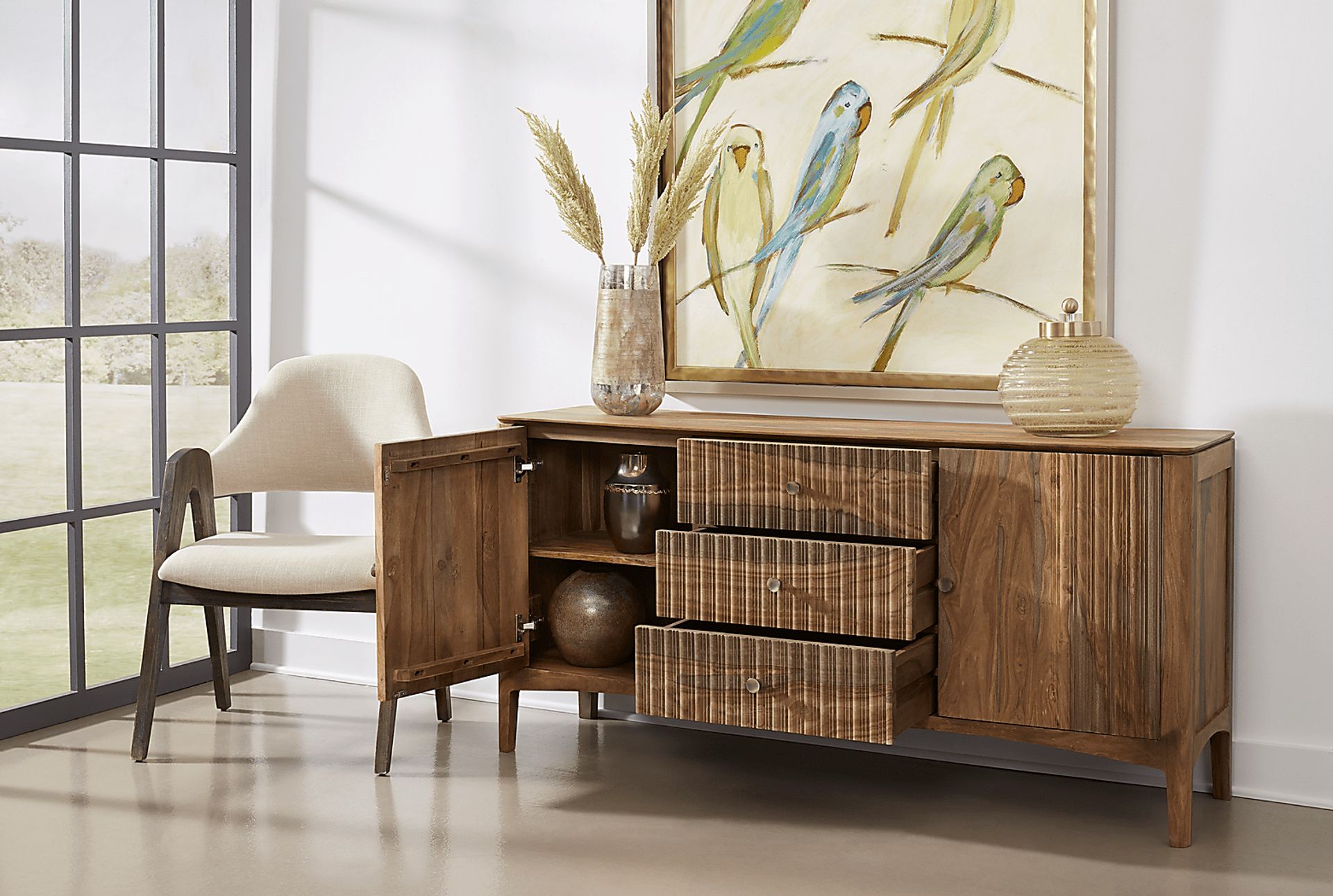 Shaywin Brown 63 in. Credenza - Image 8