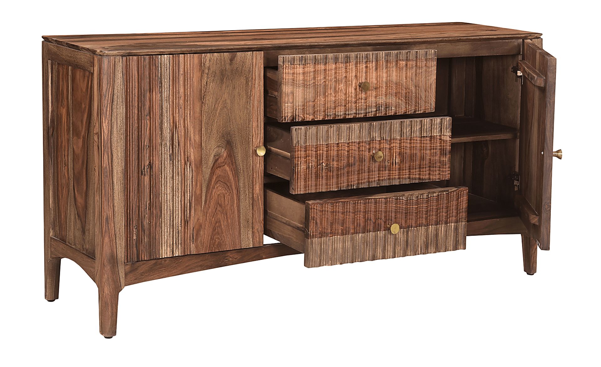 Shaywin Brown 63 in. Credenza - Image 4