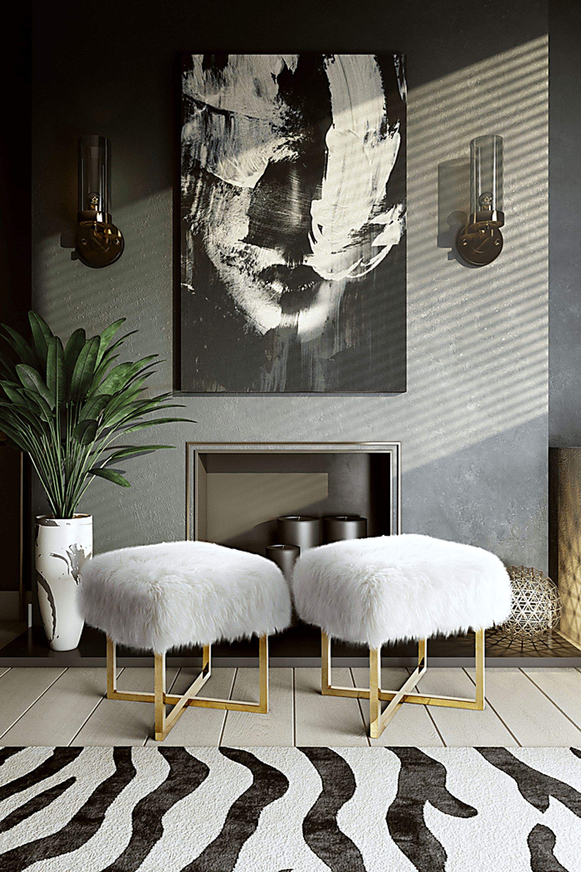 Sheena White Bench - Image 2