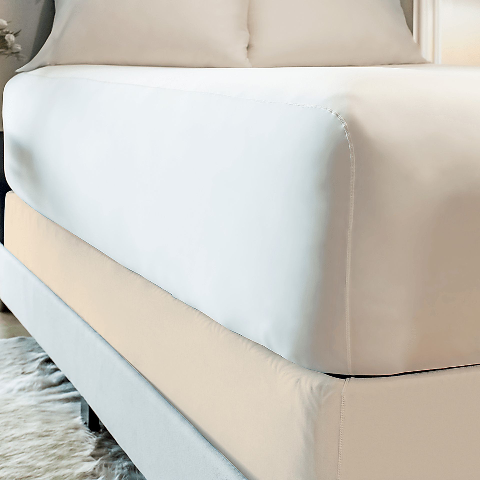 SHEEX Recovers Gen 2 Ecru Queen Boxspring Wrap - Image 1