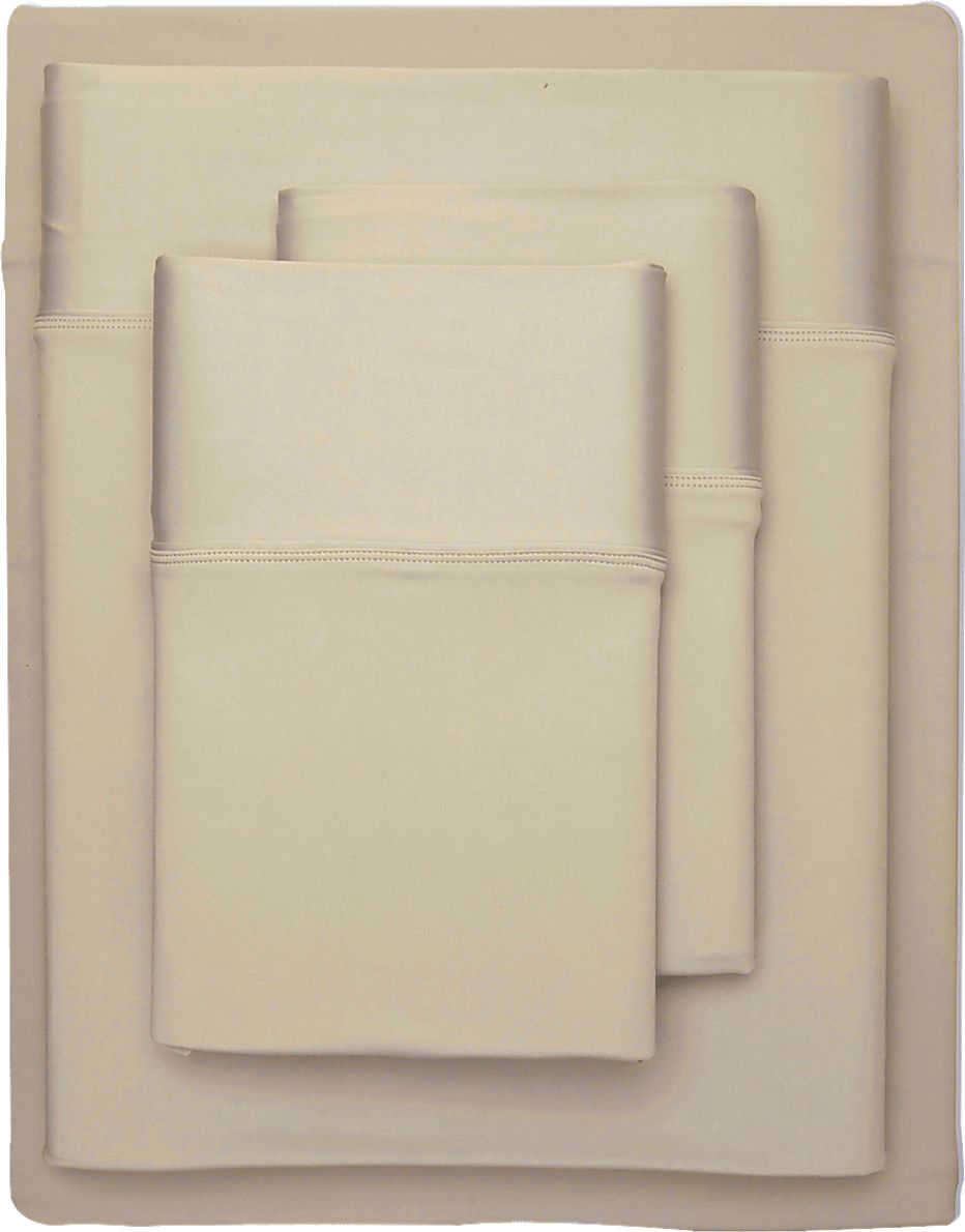 SHEEX Recovers Gen 2 Khaki 4 Pc Queen Bed Sheet Set Rooms To Go