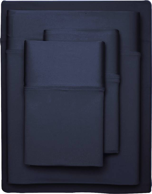 SHEEX Recovers Gen 2 Navy 4 Pc Full Bed Sheet Set - Thumbnail - Image 2