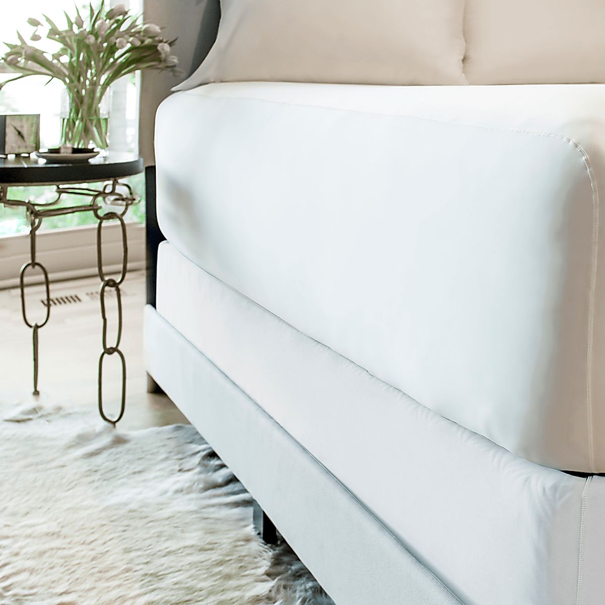 Sheex Recovers Gen 2 White Queen Boxspring Protector Rooms to Go