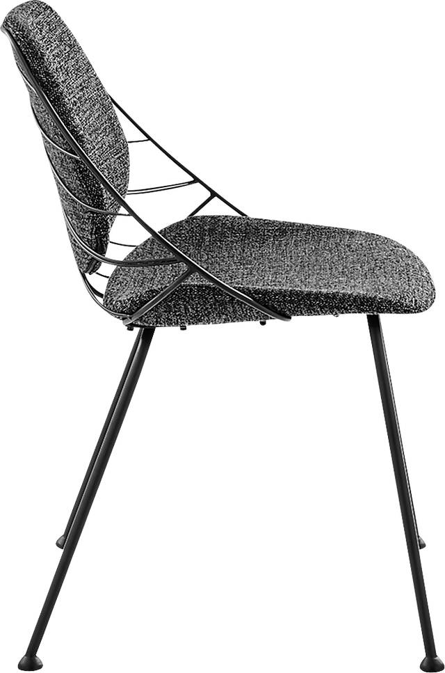 Sheffer Black Side Chair - Thumbnail - Image 5