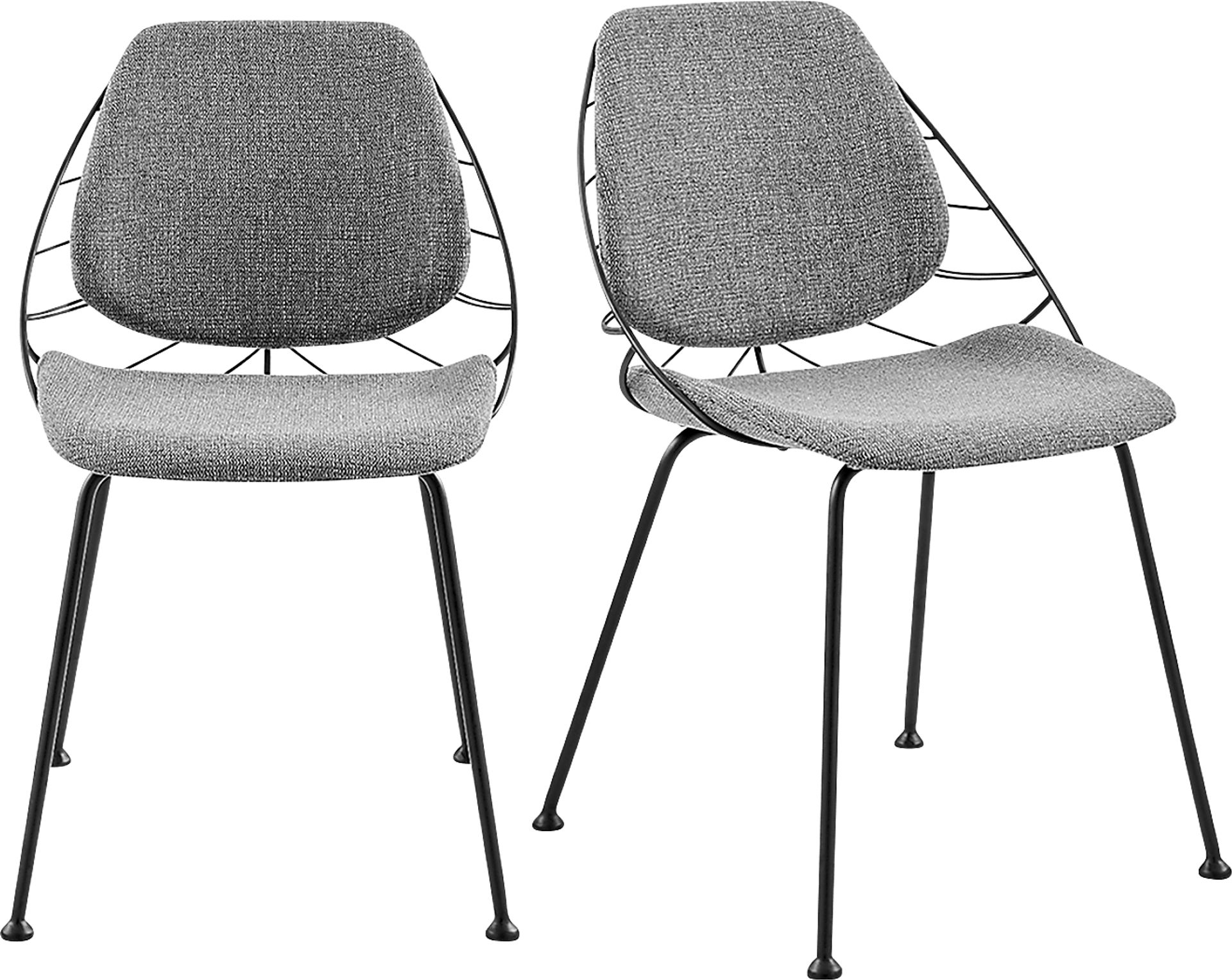 Sheffer Light Gray Side Chair - Image 3