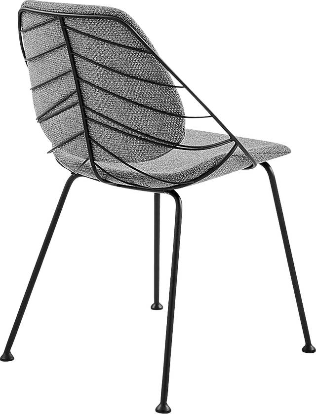 Sheffer Light Gray Side Chair - Thumbnail - Image 5