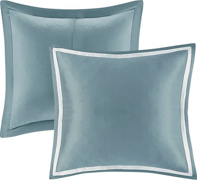 Shefflera Blue 8 Pc King Comforter Set - Thumbnail - Image 14