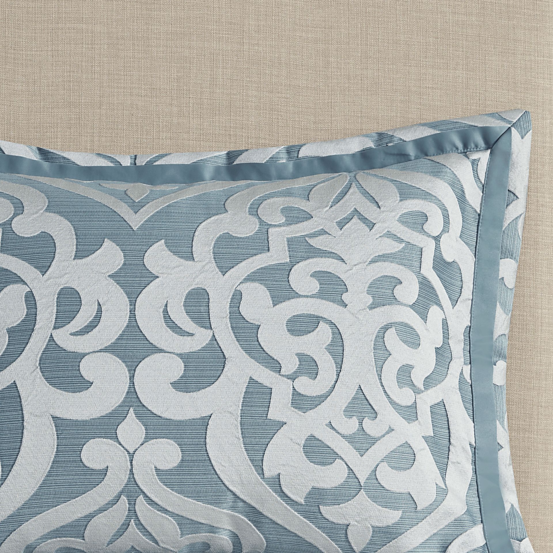 Shefflera Blue 8 Pc King Comforter Set - Image 6