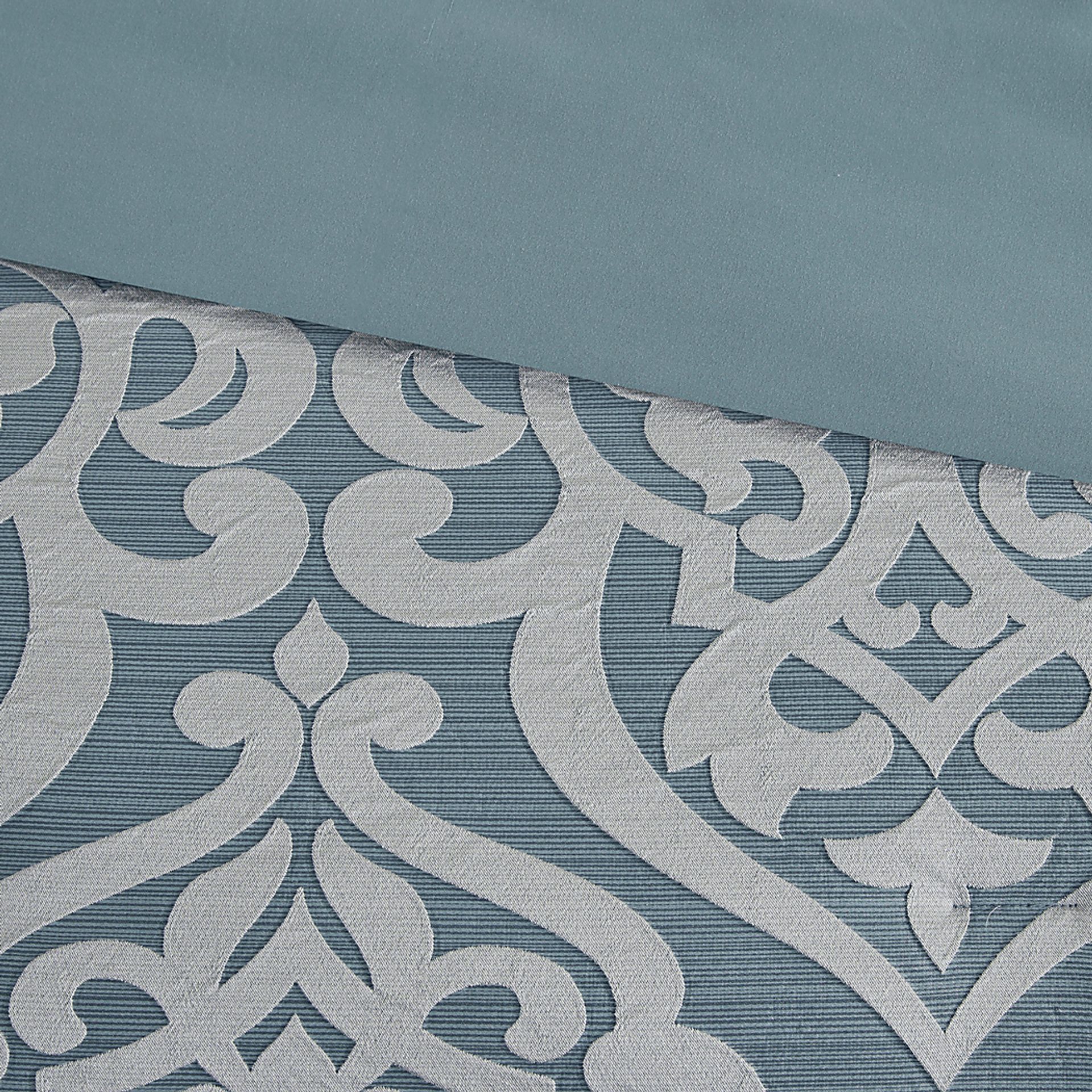 Shefflera Blue 8 Pc King Comforter Set - Image 7