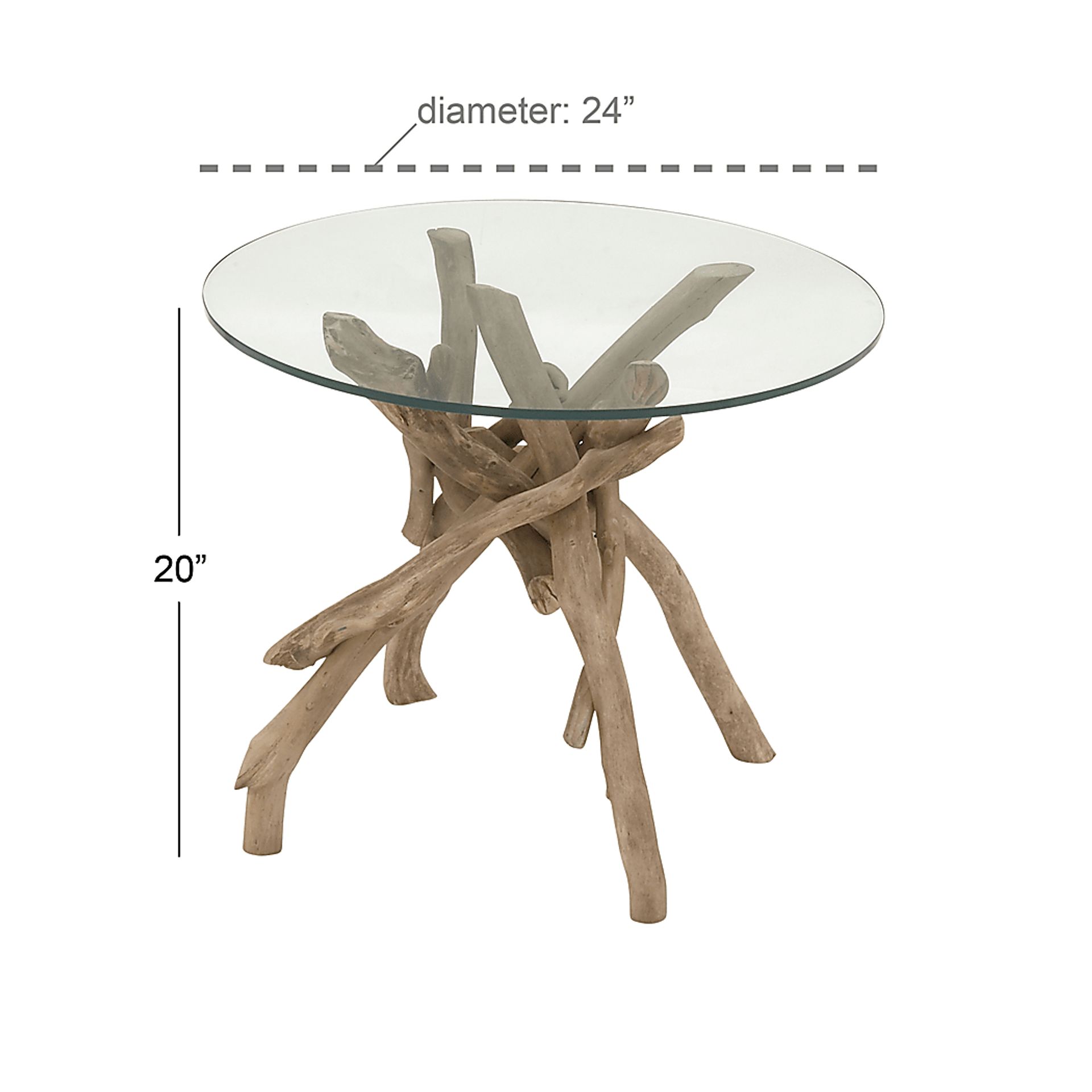Shege Brown Accent Table - Image 3