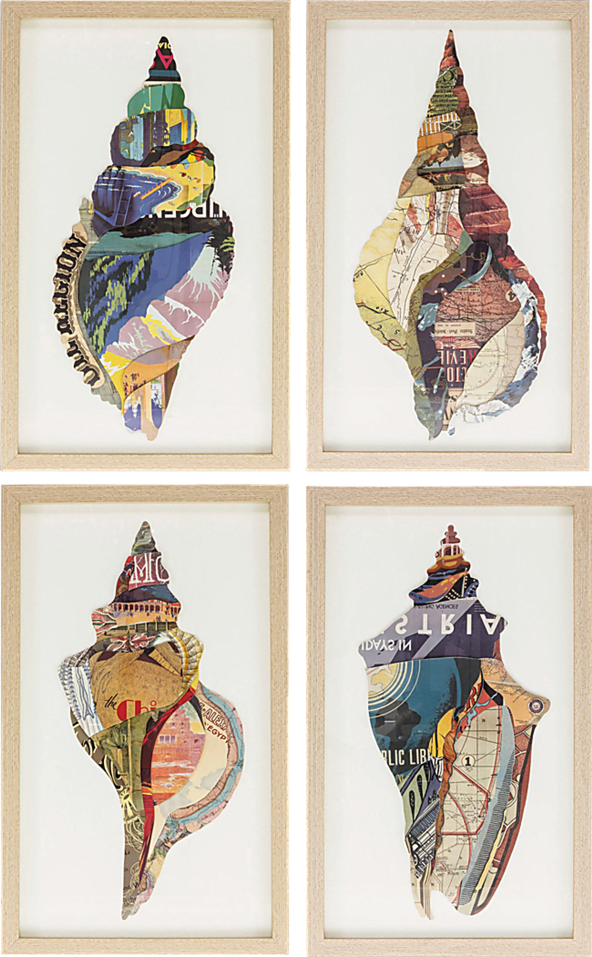 Shell Game Set of 4 Artwork - Image 1