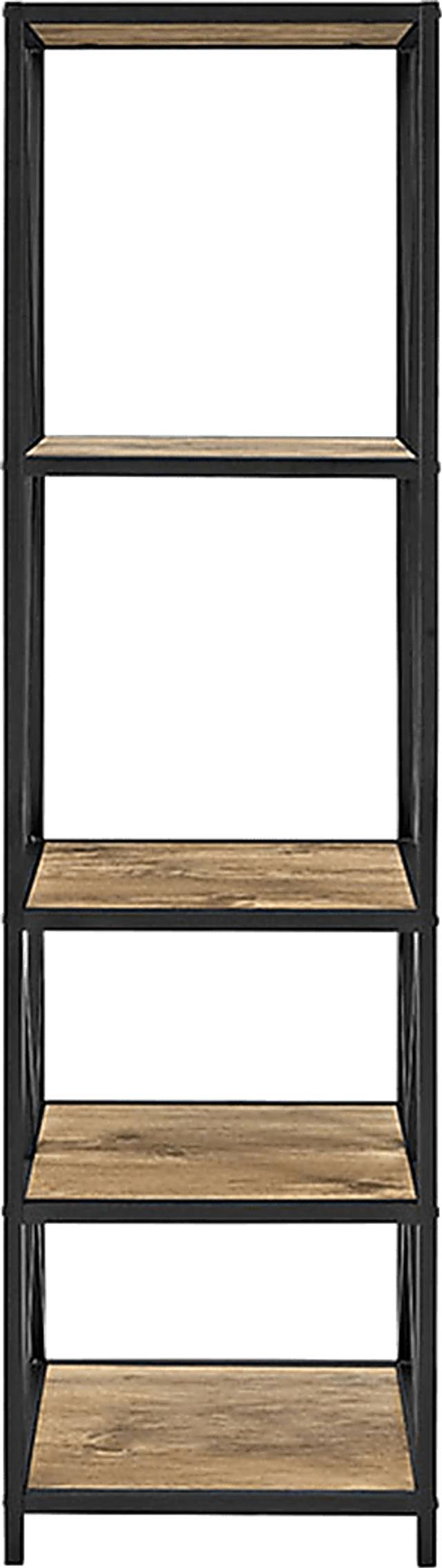 Shelley's Crossing Brown 4 Shelf Bookcase - Thumbnail - Image 3