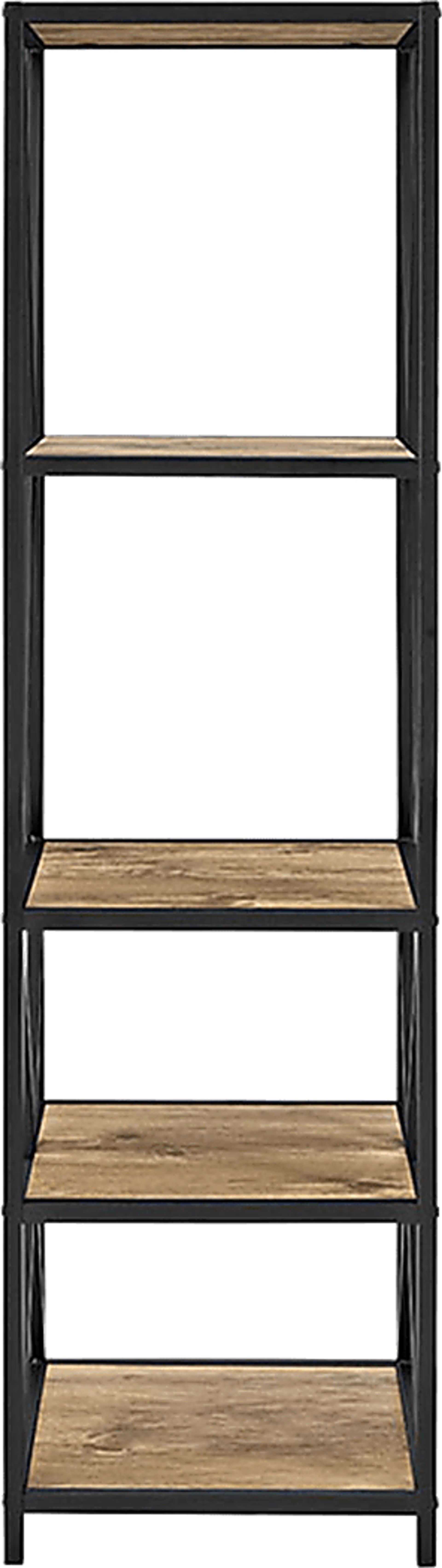 Shelley's Crossing Brown 4 Shelf Bookcase - Image 3