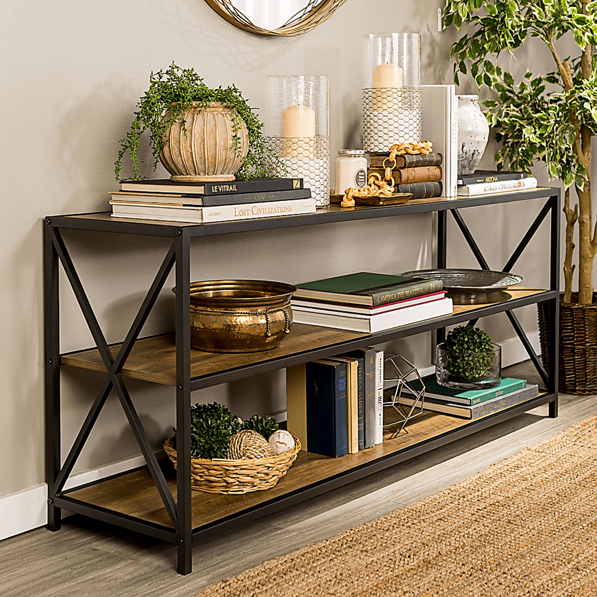 Shelley's Crossing Oak Bookcase - Image 2