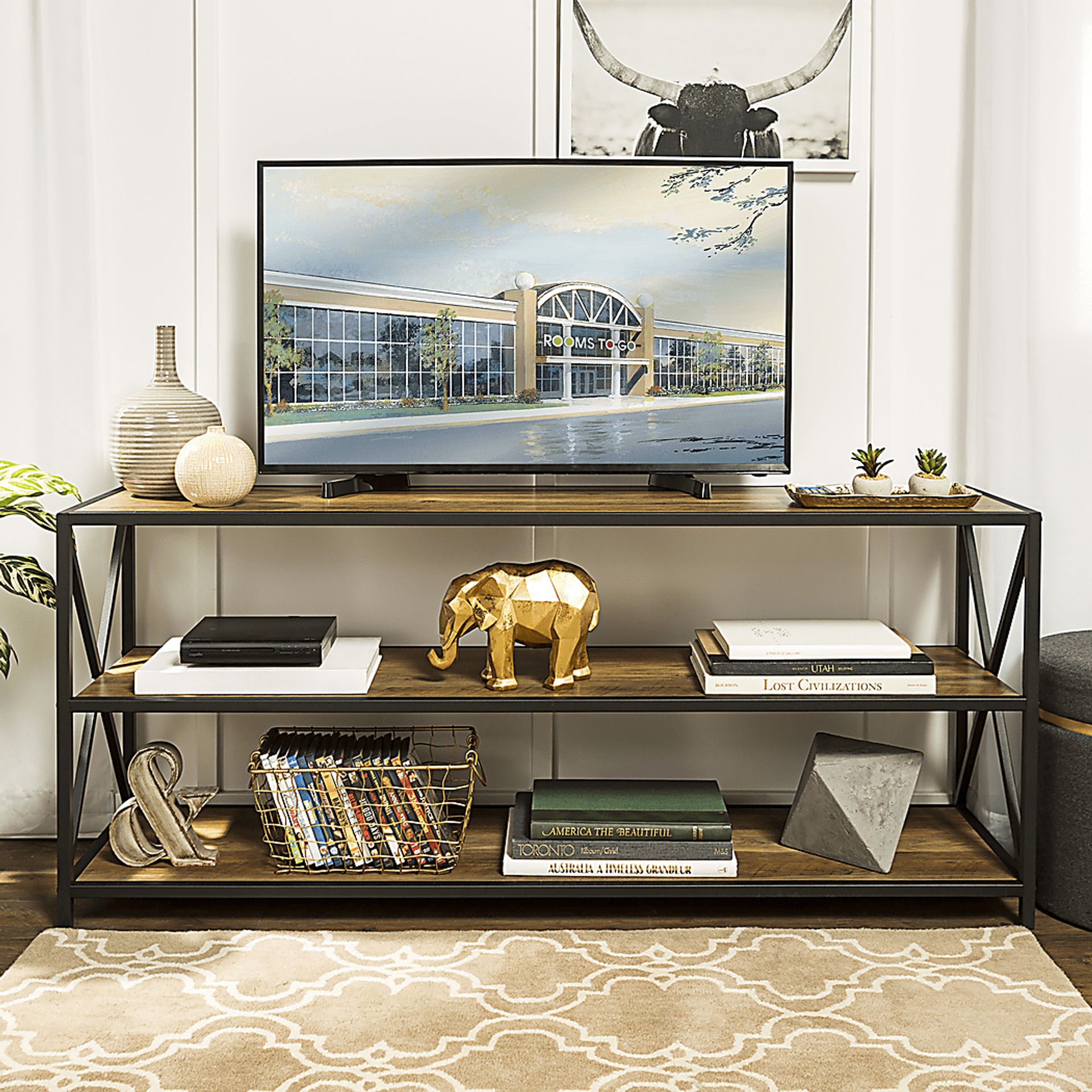 Shelley's Crossing Oak Bookcase - Image 4