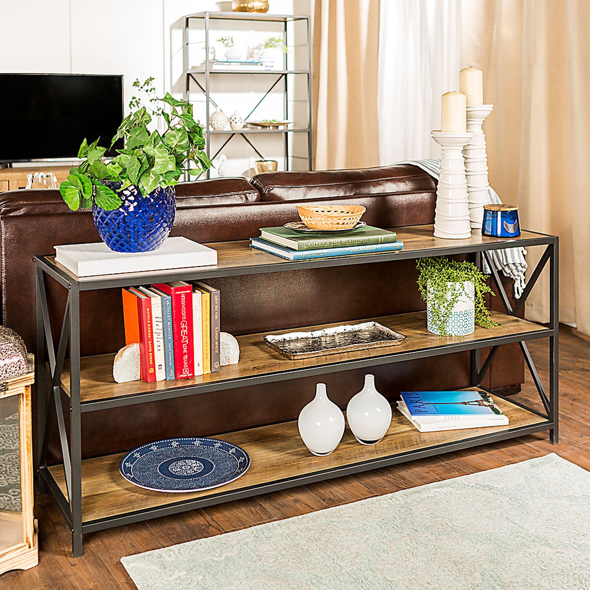 Shelley's Crossing Oak Bookcase - Image 5