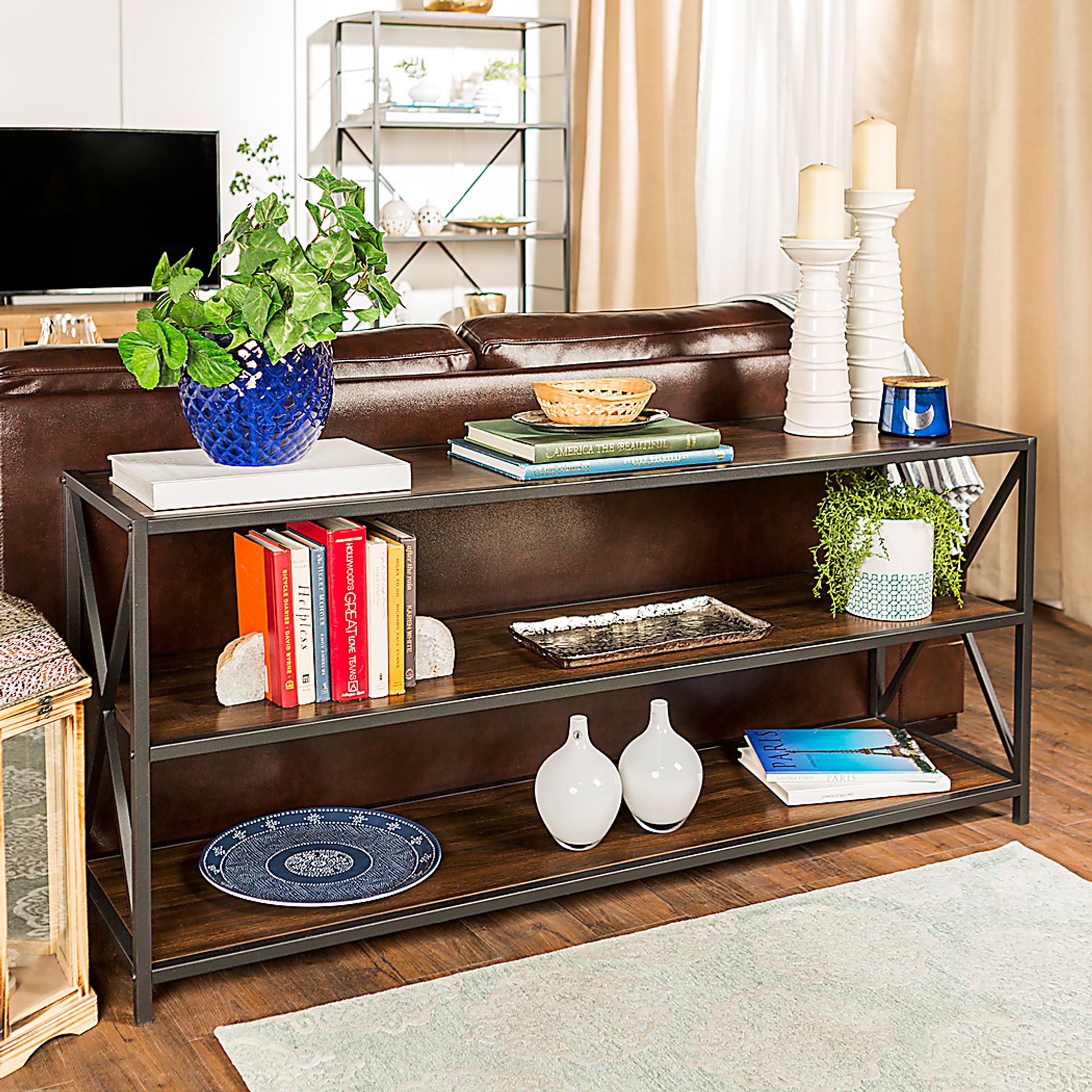 Shelley's Crossing Walnut Bookcase - Image 4