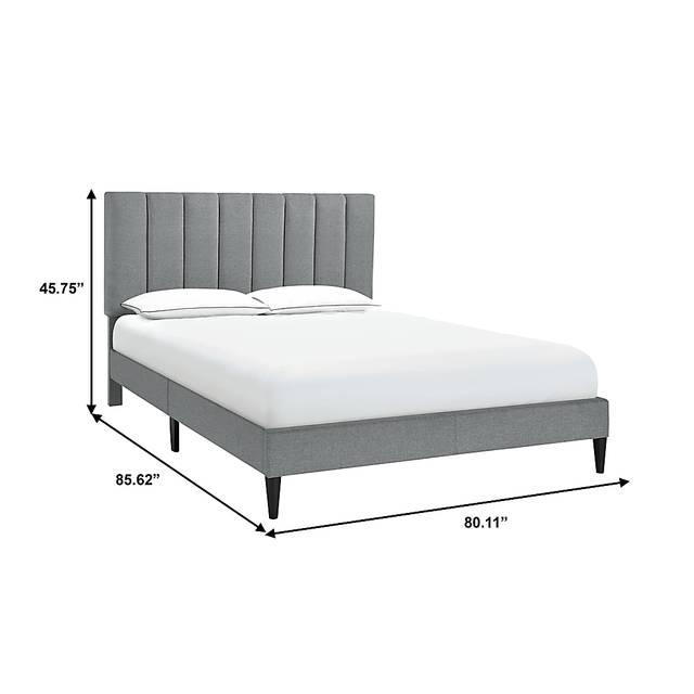 Shellgrove Gray King Bed - Thumbnail - Image 9
