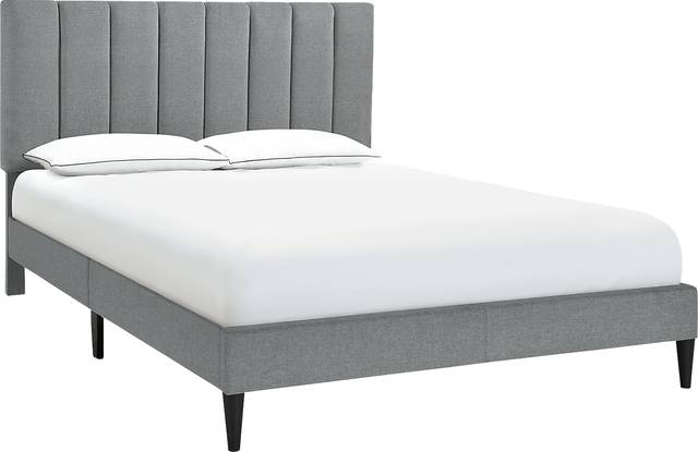 Shellgrove Gray King Bed - Thumbnail - Image 1