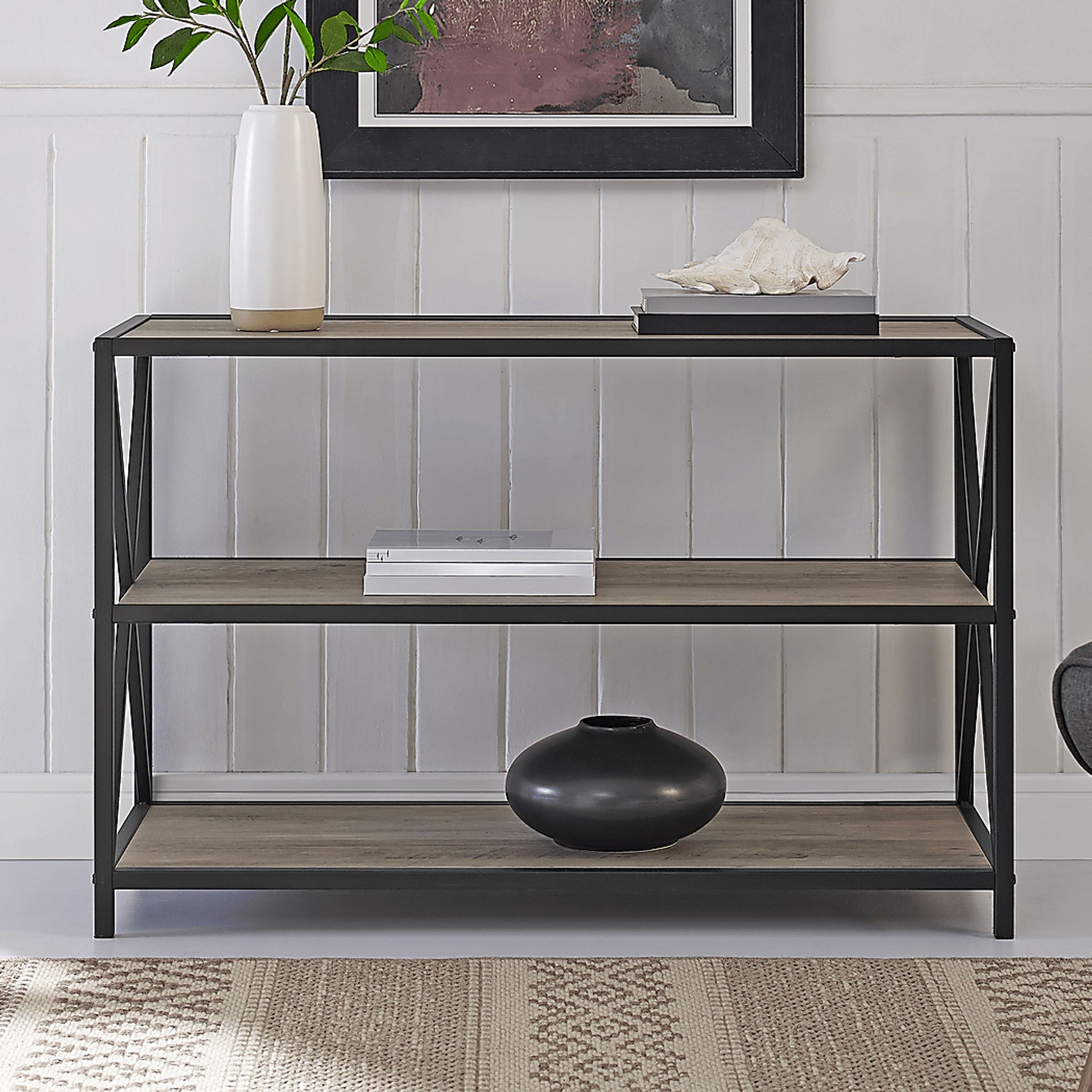 Booker Gray Bookcase - Image 4